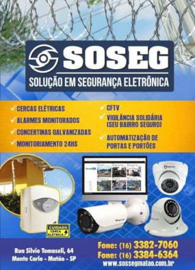 SOSEG - Soluções em Segurança Eletrônica Bebedouro SP